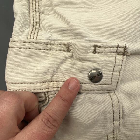 Carhartt Cargo Shorts Mens 40 Khaki Relaxed Fit Flat Front Utility Work Wear - Picture 8 of 11